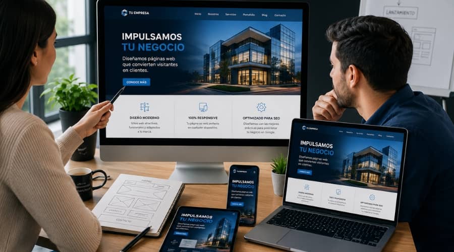 Diseño de páginas web en México para empresas profesionales